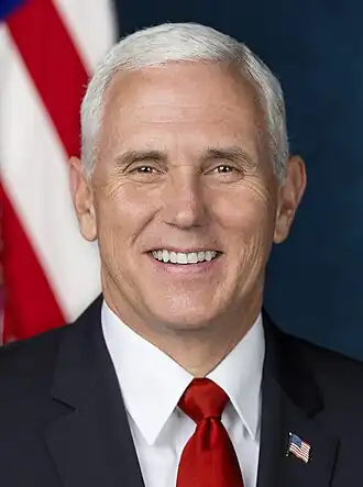Mike Pence(2013–2017) (1959-06-07) June 7, 1959 (age&nbsp;67)