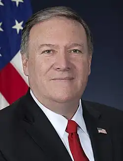 Mike Pompeo(2018-2021)Born (1963-12-30)December 30, 1963(age 62&nbsp;years, 181&nbsp;days)