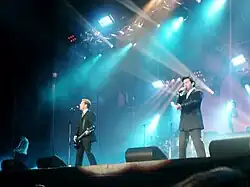 Modern Talking during their final concert, in 2003
