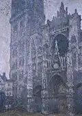 Rouen Cathedral, Facade and the Tour d'Albane. Grey Weather, 1894, Musée des Beaux-Arts de Rouen