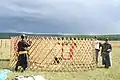 Mongolian Ger: starting with walls and door