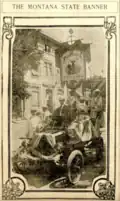 Montana state banner from 1906