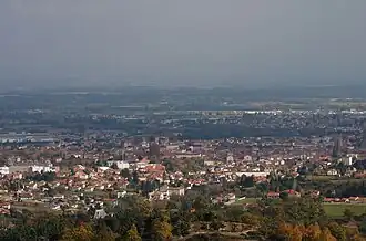 View of the city.