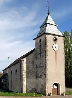 The church of Nativité-de-Notre-Dame in Montcourt