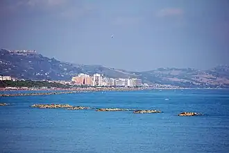 Montesilvano coast.