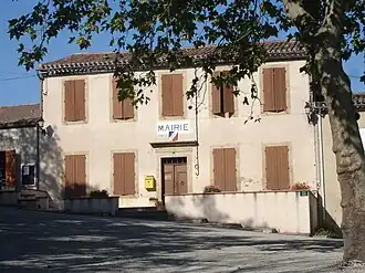 The town hall in Montferrand