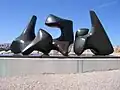 Three Forms: Vertebrae (1968-69), at the Israel Museum in Jerusalem.