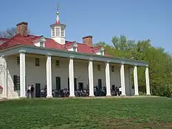 Eastern facade facing the Potomac