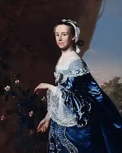Mercy Otis Warren, circa 1763, oil on canvas by John Singleton Copley