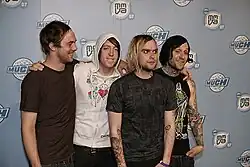 From left to right: Quinn Allman, Dan Whitesides, Bert McCracken, Jeph Howard.