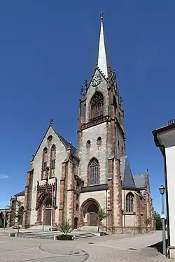 The church of Maria Königin der Engel (Virgin Mary Queen of Angels) in Muggensturm