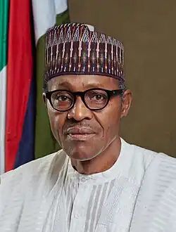 Official portrait of Buhari