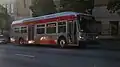 Muni route 16X bus (renamed 7x in 2015) on Fell Street, September 2013.