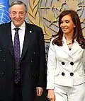 Néstor and Cristina Krichner