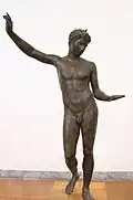 The Marathon Boy (4th century BCE) bronze statue, possibly by Praxiteles