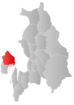 Bærum within Akershus
