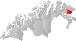 Vadsø within Troms og Finnmark