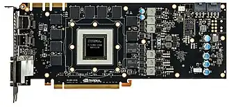 Nvidia Geforce GTX 780 with Heatsink Removed