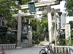 Entrance to the shrine