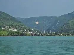 Nantua (lake, town and viaduc).
