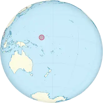 Location of Nauru
