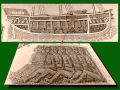 Illustration of how crowded it was on many slave ships.