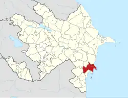 Location of Neftchala