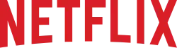 Logo for the Netflix service.