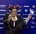 Netta, winner of the 2018 contest for Israel.