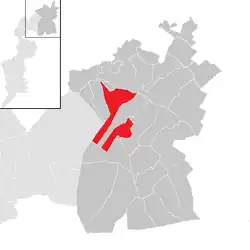 Location within Neusiedl am See district