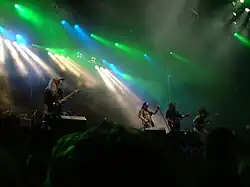Nevermore live in Dinkelsbühl, August 16, 2007.(l-r) Jeff Loomis, Warrel Dane, Jim Sheppard and Chris Broderick.