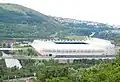 Outside view of Swansea City's Liberty Stadium