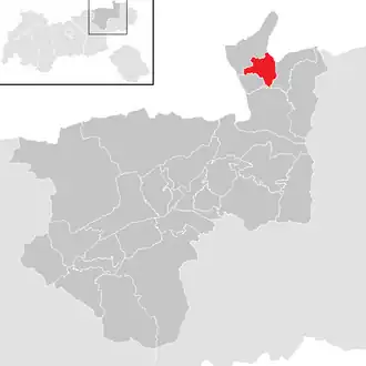 Location in the district