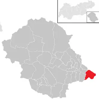 Location in the district