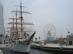 Nippon Maru in Yokohama harbor