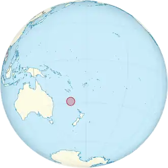 Location of Norfolk Island