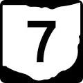 Ohio state route marker