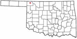 Location of Buffalo in Oklahoma
