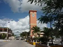Main square, Orange Walk Town, Belize