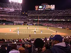 Overstock.com Coliseum during a baseball game