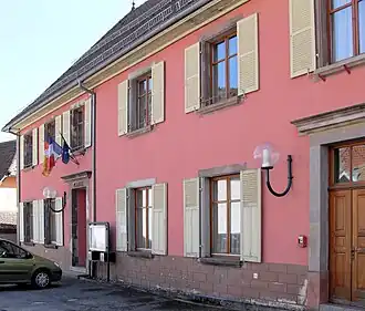 The town hall of Oberbruck