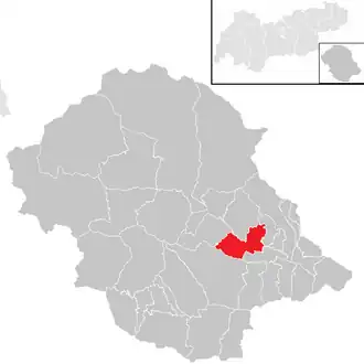 Location in the district