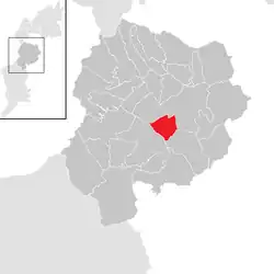 Location within Oberpullendorf district