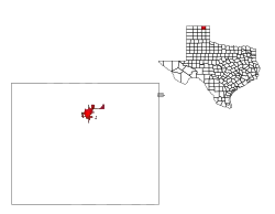 Location of Perryton, Texas