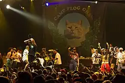 Odd Future, Lil Wayne, and Trash Talk in 2012.