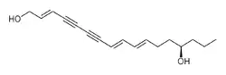 Molecular structure of œnanthotoxin