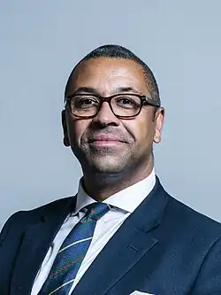 Parliamentary Brexit SecretaryJames Cleverly(MP for Braintree)from EssexWithdrew:4&nbsp;June(endorsed Johnson)