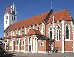 The church of Saint Lawrence in Oggelshausen