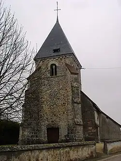 The church of Saint-Quentin in Ognes