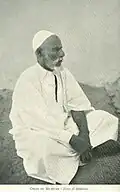 Omar Mukhtar sitting